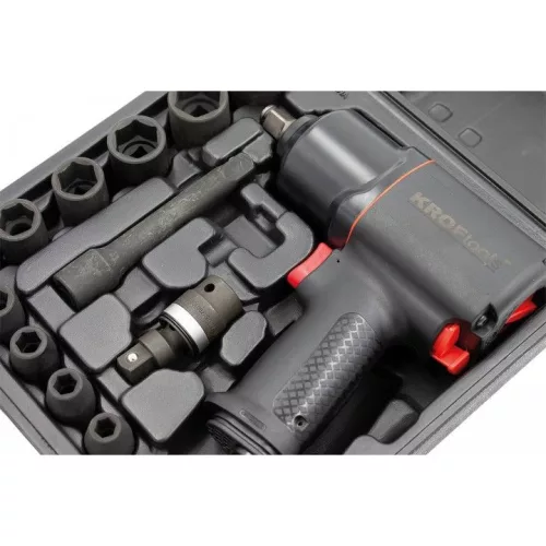 KROFtools Pneumatikus ütvecsavarozó készlet, 1112/1756 Nm (9202)
