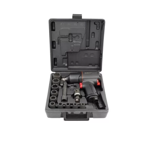 KROFtools Pneumatikus ütvecsavarozó készlet, 1112/1756 Nm (9202)