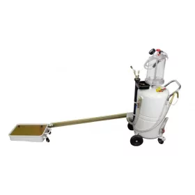   KROFtools  Ollós emelőszerkezetű fáradtolaj-leeresztő mérőedénnyel, 90 Literes (9700)