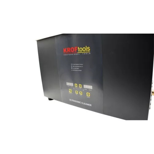 KROFtools  Ultrahangos alkatrésztisztító,  30 Liter (9746)