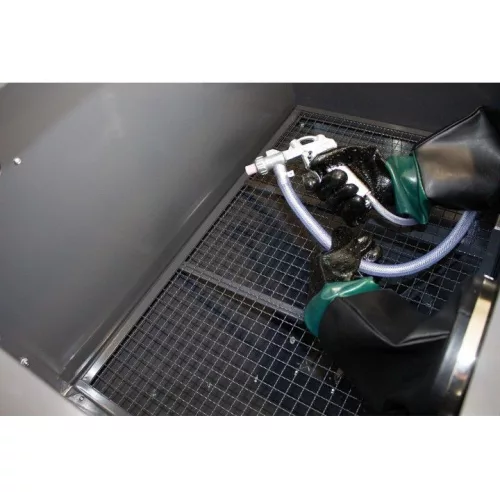 KROFtools Homokszóró kabin alkatrésztisztításhoz, 220 l (9760)