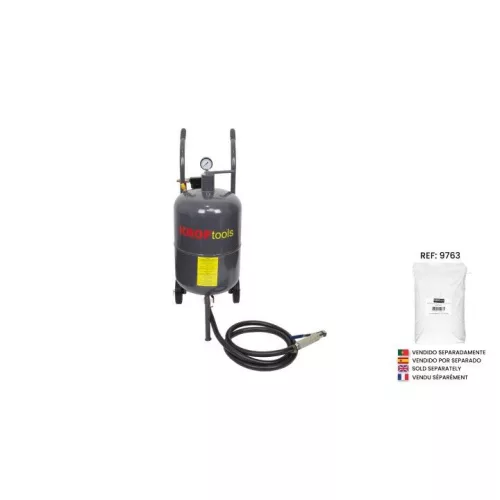 KROFtools Mobil homokszóró berendezés 40 l tartállyal, 2438 mm tömlővel (9762)