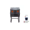 KROFtools Fűthető alkatrészmosó gép 1200 W fűtéssel, 8–14 l tisztítófolyadékhoz (9775)