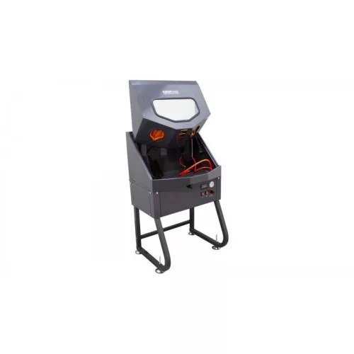 KROFtools Fűthető alkatrészmosó gép 1200 W fűtéssel, 8–14 l tisztítófolyadékhoz (9775)