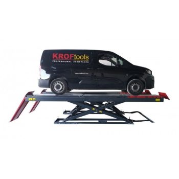   KROFtools 3,5T ALACSONY PROFILÚ DUPLA OLLÓS EMELŐ LED-DEL, IGAZÍTÁSSAL (9832)