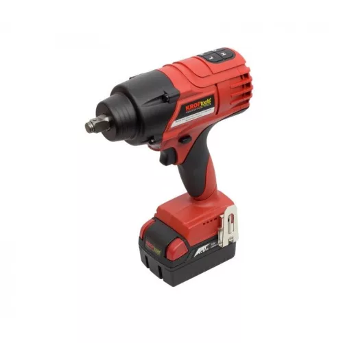 KROFtools Akkumulátoros  ÜTVECSAVAROZÓ 1/2", 650NM 18V-OS,  4Ah AKKUMULÁTORRAL (9900)