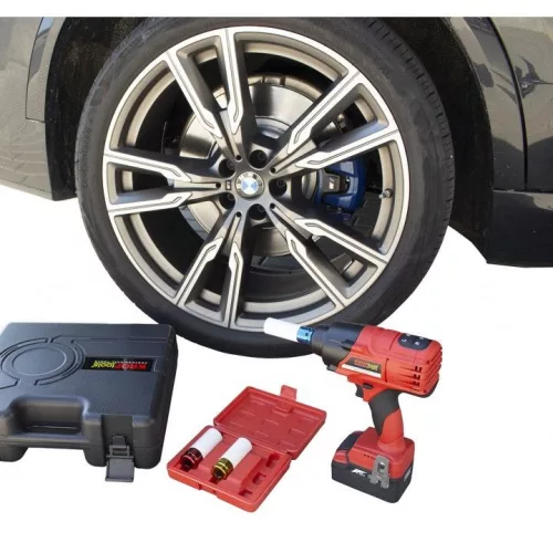 KROFtools Akkumulátoros  ÜTVECSAVAROZÓ 1/2", 650NM 18V-OS,  4Ah AKKUMULÁTORRAL (9900)