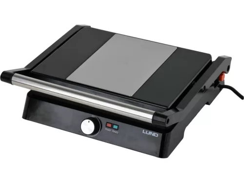 LUND Kontakt elektromos grill 2200 W, 29 × 23 cm, 180°-ban nyitható (67451)