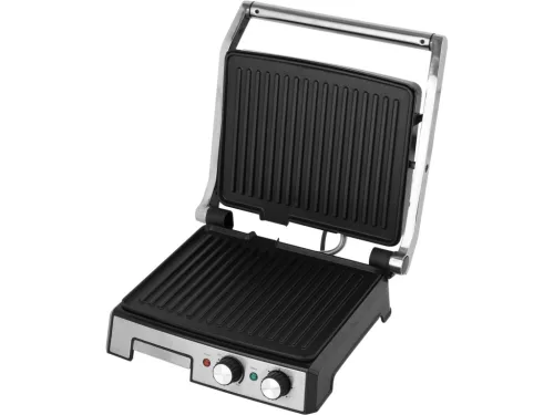 LUND Kontakt elektromos grill 2000 W, 29,5 × 24 cm, időzítővel(67457)