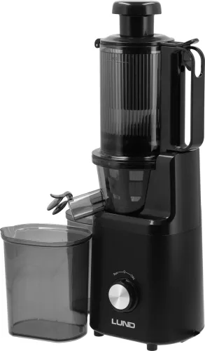 LUND Gyümölcs- és zöldségprés lassú csigás préseléssel, 250 W, 100 mm-es betöltőnyílással (67842)