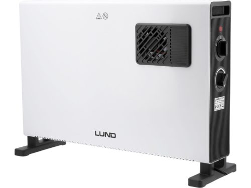 LUND Konvektoros Fűtőtest TURBO Funkcióval – 1250W / 2000W / 2500W (68650)