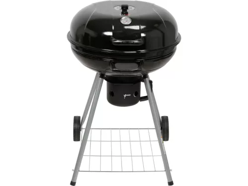 LUND Fedeles faszenes grill Ø54 cm-es ráccsal, hőmérővel, kerekes (99584)