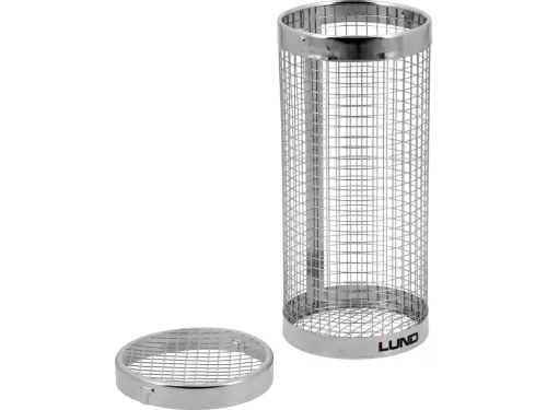 LUND Grillkosár készlet 2 részes, rozsdamentes acél, henger alakú (99835)