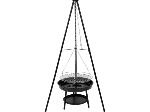 LUND FÜGGŐS KERTI SZÉNGRILL, TŰZHELY ÁLLVÁNNYAL, 46 cm GRILLRÁCCSAL (99903)
