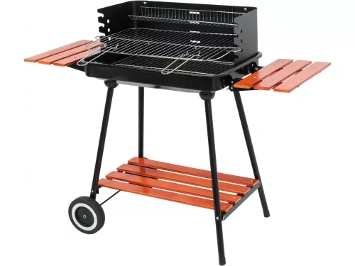 LUND Kerti grillkocsi fa polcokkal 53x33cm (99911)