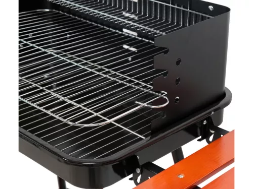 LUND Kerti grillkocsi fa polcokkal 53x33cm (99911)