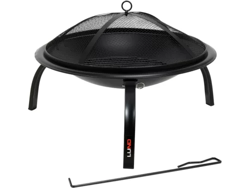 LUND Lund Acél tűzrakóhely összecsukható lábakkal – 56x39 cm (99912)
