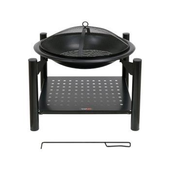 LUND Acél kerti tűzrakó 58 X 58CM X 55CM (99914)