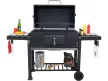 LUND Kerti grillkocsi fa polcokkal 78x42.5cm (99917)