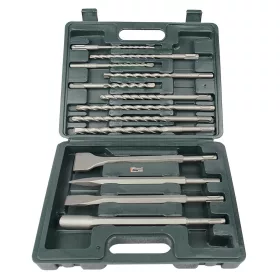   Mannesmann SDS-Plus fúró- és vésőkészlet betonhoz és falazathoz, 6–14 mm, 13 részes (M12588)