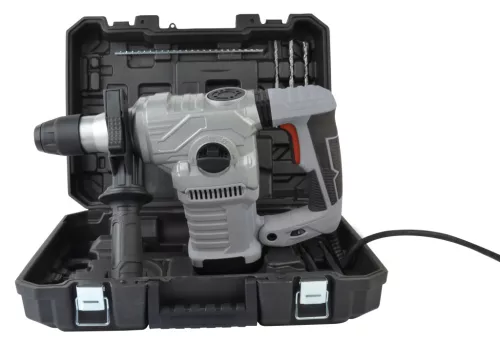 Mannesmann Fúró- és vésőkalapács SDS-Plus, 1500 W, 8–12 mm fúrószárakkal és vésőszárakkal, kofferben, 6J (M12598)