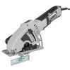 Mannesmann Mini körfűrész 600 W, 85 mm, 25 mm vágásmélység, 3 fűrészlappal (M12891)