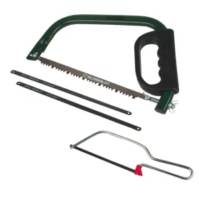   Mannesmann Fémfűrész és háztartási fűrészkeret készlet 300 mm, 3 lappal (M30132)