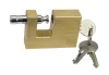 Mannesmann Biztonsági lakat edzett acél reteszcsappal, 80 mm, 3 kulccsal (M41380)