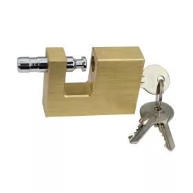  Mannesmann Biztonsági lakat edzett acél reteszcsappal, 80 mm, 3 kulccsal (M41380)