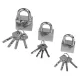 Mannesmann Lakat készlet 3 részes, 30–50 mm, krómozott felülettel (M41430)