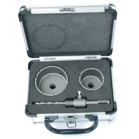   Mannesmann Ütvefúrókorona készlet SDS-Plus befogással, 60 és 80 mm, 4 részes (M44230)