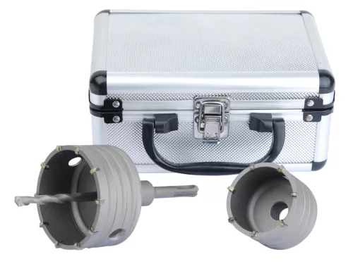 Mannesmann Ütvefúrókorona készlet SDS-Plus befogással, 60 és 80 mm, 4 részes (M44230)