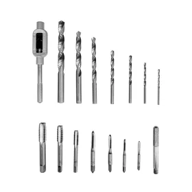   Mannesmann Menetfúró készlet magfúrókkal M3–M12, 15 részes (M53215)