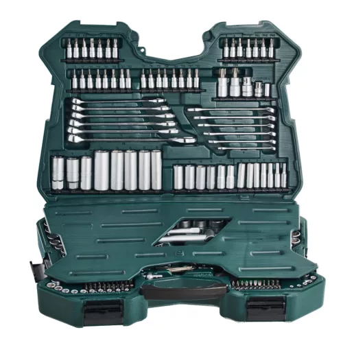 Mannesmann Mammutkoffer, dugókulcs készlet 215 részes, 1/4”–3/8”–1/2”, CrV acél (M98430)