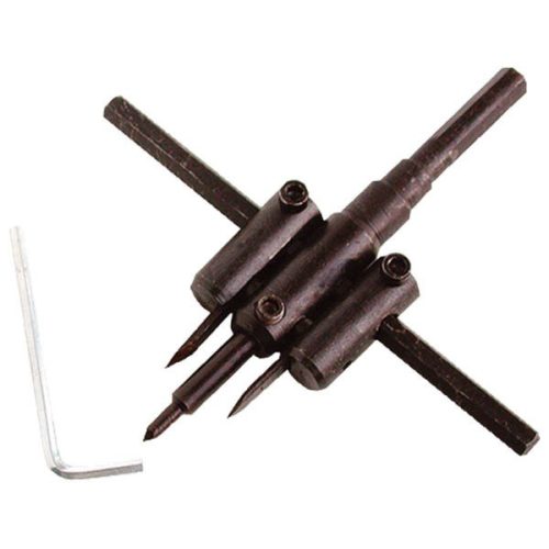 EXTOL CRAFT körkivágó gipszkartonhoz, 2db 30-120mm, állítható acélkéssel; (fához, gumihoz, műanyaghoz is használható) (1804)