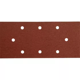   EXTOL PREMIUM csiszolópapír, tépőzáras, 93×190 mm, 8  lyukas klt, P80, 10db/cs, 407115-höz (242080)