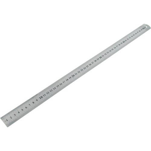 EXTOL CRAFT vonalzó, 50 × 3 cm, rozsdamentes acél; mindkét oldalán mm-es beosztás (459)