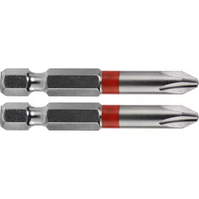   FORTUM behajtóhegy PH, 2 db, S2 acél; PH 2×50mm, bliszteren (4741212)