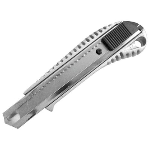 EXTOL CRAFT tapétavágó kés 18mm aluházas bliszteren ; pótpenge: 9123A (10db) 9134 (horgas törhető-5db) (80049)