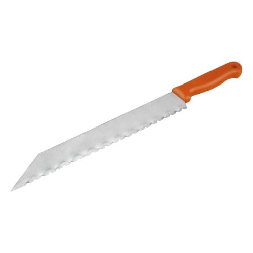 EXTOL PREMIUM üveggyapot vágó kés, teljes/penge hossz.:480/340mm, rozsdamentes acél penge, vastagsága: 1,5mm, műanyag nyél (8855150)
