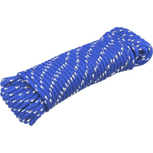 EXTOL PREMIUM kötél, fonott, kék, 4mm×20m, PP (8856414)