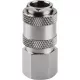 EXTOL PREMIUM gyorscsatlakozó-hüvely, belső menettel, 1/4", nikkelezett réz, bliszteren (8865114)