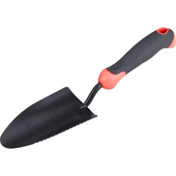   EXTOL PREMIUM kerti lapát/ásó fém, széles, fogazott szélű, 32 cm, műanyag/TPR nyél (8877040)