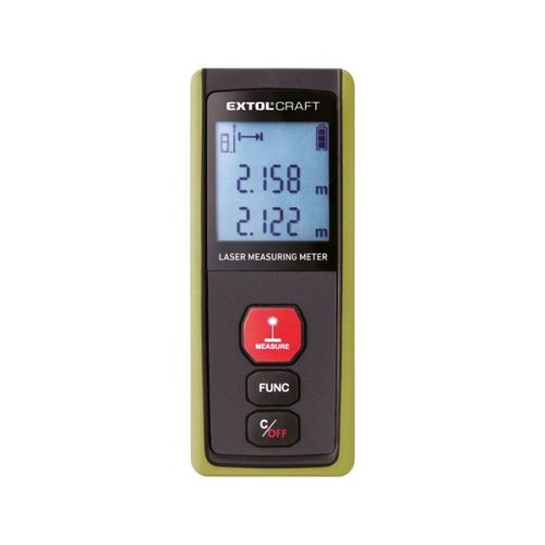 EXTOL CRAFT távolságmérő, digitális lézeres; mérési tartomány: 0,05-40m, pontosság: +/-  2 mm,   64 g (920201)