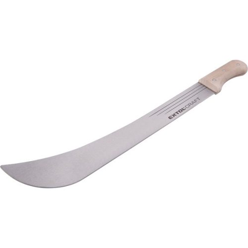 EXTOL CRAFT bozótvágó kés (machete), teljes/penge hossz: 650/500 mm, nyél: fa (970001)