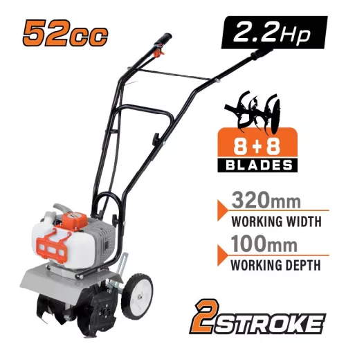 NAKAYAMA Benzinmotoros rotációs kapa (kapálógép), 2,2 LE, 52 cm³, 30 cm munkaszélesség (MB2510)