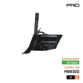   NAKAYAMA PRO Állítható egyes barázdahúzó eke 30–50 cm, egy barázda kialakításához, MB9320-hoz (MB9303)