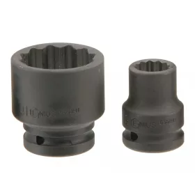   Genius Tools keskenyített légkulcsfej 17-es, 12-lapos, metrikus 3/4" (655217)