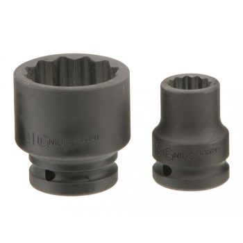   Genius Tools keskenyített légkulcsfej 17-es, 12-lapos, metrikus 3/4" (655217)