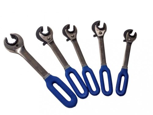 Astro Tools fékcsőkulcs készlet,10-17mm, racsnis, 72 fogas, 5 darabos (7120M)